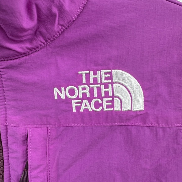 North Face Retro Denali Fleece Jacket Youth Medium 10-12 Purple Zipped Pockets - Picture 3 of 12